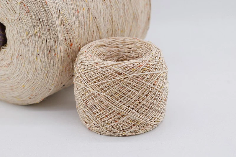 Woolen-spun Yarn with Colored Flecks
